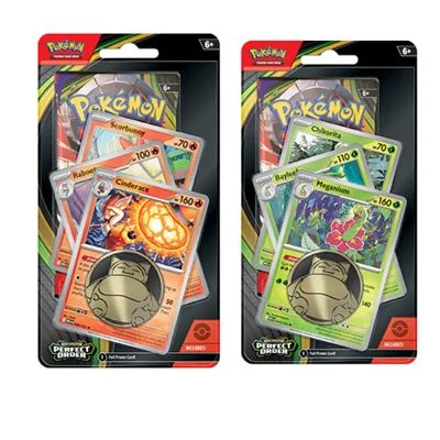 Pokémon TCG - Mega Evolution: Perfect Order Premium Checklane Blister English - 1 Blister Aleatório