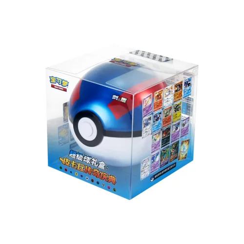 Pokemon TCG –  Great Ball Gift Box: Legendary Pikachu Celebration - Chinese (1 Great Ball + 1 Random Pikachu Card + 1 Random Legendary Pokemon Card + 1 Jumbo Booster Pack)