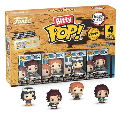 Demon Slayer: Kimetsu no Yaiba Bitty POP! Vinyl Figure 4-Pack Tanjiro 2.5 cm