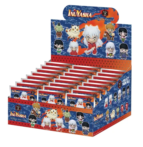 INUYASHA (25TH ANNIV.) - Series 2 - 3D Foam Bag Clip Blind Bag - 1 Unidade