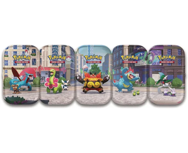 Pokémon TCG - Mega Lumiose City Mini Tin English - 1 Mini Tin Aleatória