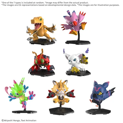 Digimon - Digimon Gathering Part 1 Model Kit - 1 Caixa (8 Unidades)