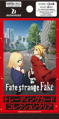 Weiss Schwarz Blau: Fate/strange Fake Japanese - 1 Booster (4 Cards)
