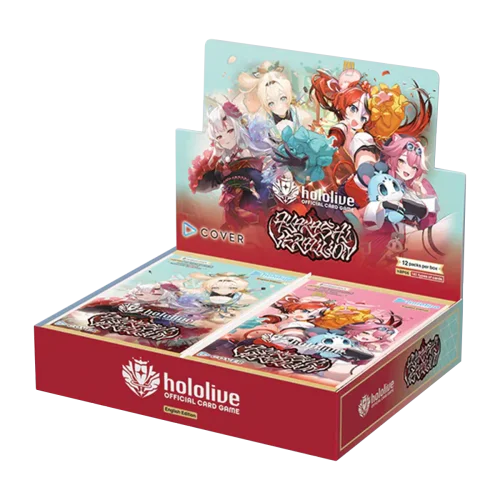 Hololive Official Card Game - hBP06e Ayakashi Vermilion English - 1 Booster Box (12 Boosters)