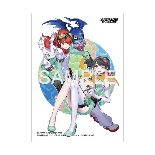 Digimon Card Game - Official Card Sleeve (60 Sleeves) - Dan Yuki & Kanan Yuki