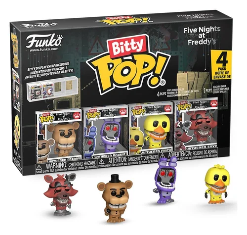 Five Nights at Freddy's Bitty POP! Vinyl Figure 4-Pack Series 6 2.5 cm