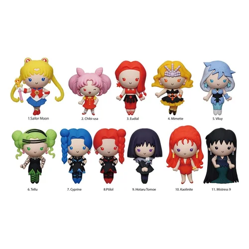 Sailor Moon 3D PVC Bag Clips Series 8 Blind Bag - 1 Unidade