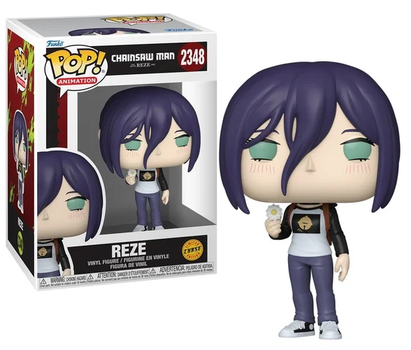 Chainsaw Man POP! Animation Vinyl Figures Reze 9 cm Chase Ver.