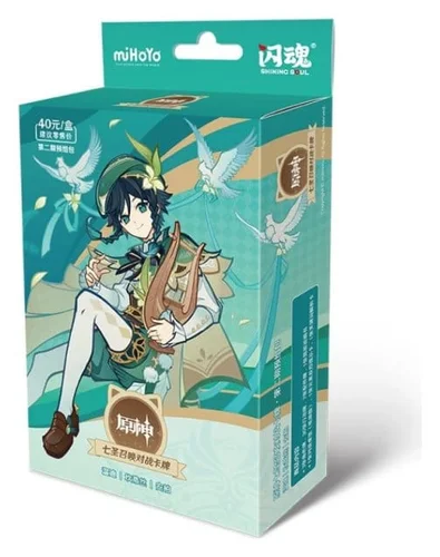 Genshin Impact Trading Card Game - Pre-Build Starter Deck 01 - Venti - Series 2 *Chinese Version* (40 cards)