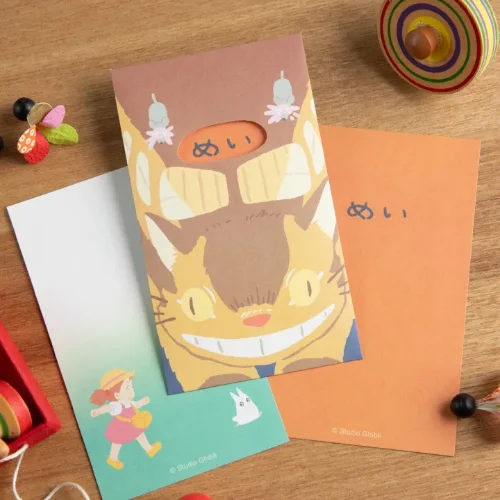 3 Set Catbus Envelopes & Letters Set - My Neighbor Totoro