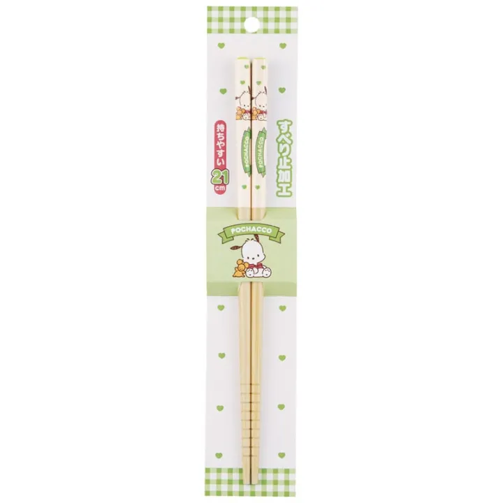 Bamboo Chopsticks 21cm - Pochacco