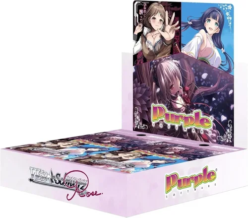 Weiss Schwarz Rose: Purple Software 1st Edition Japanese - 1 Booster Box (10 Boosters) AGE 16+