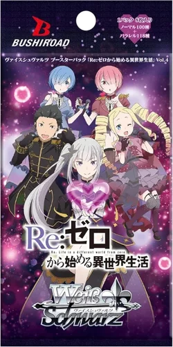 Weiss Schwarz: Re:Zero -Starting Life in Another World Vol.4 1st Edition Japanese - 1 Booster