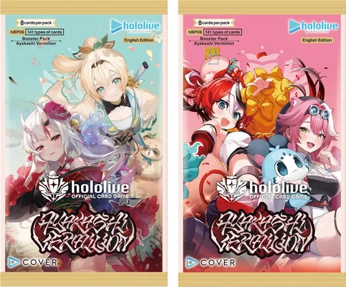 Hololive Official Card Game - hBP06e Ayakashi Vermilion English - 1 Booster