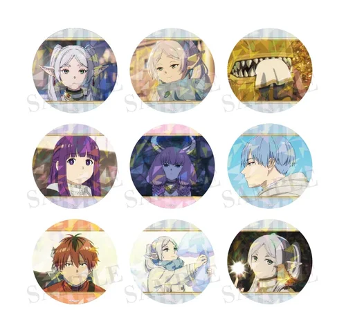 FRIEREN - Trading Big Hologram Can Badge BLIND BAG 75mm - 1 Unidade