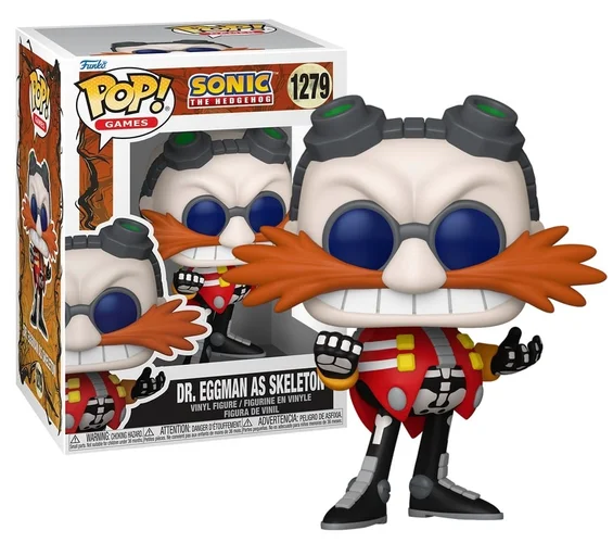 Sonic the Hedgehog POP! Games Vinyl Figure Skeleton Robotnik 9 cm