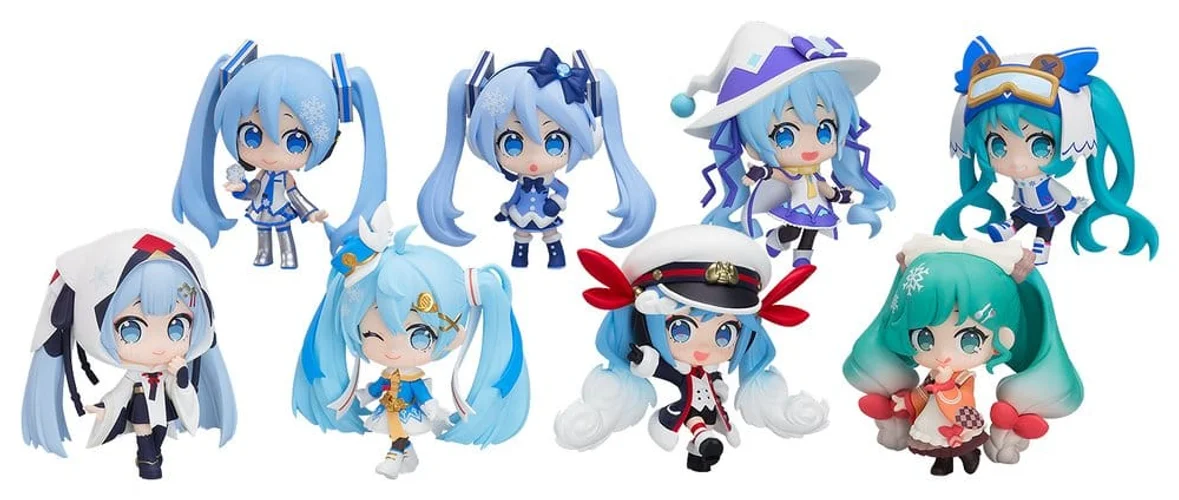 Character Vocal Series 01: Hatsune Miku Mini Figures Snow Miku All Stars Collection Vol. 1 8 cm Blind Box Assortment (8)