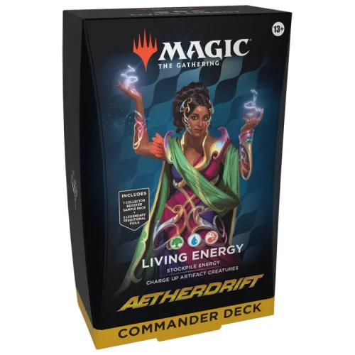 Magic the Gathering Aetherdrift Commander Deck Living Energy English