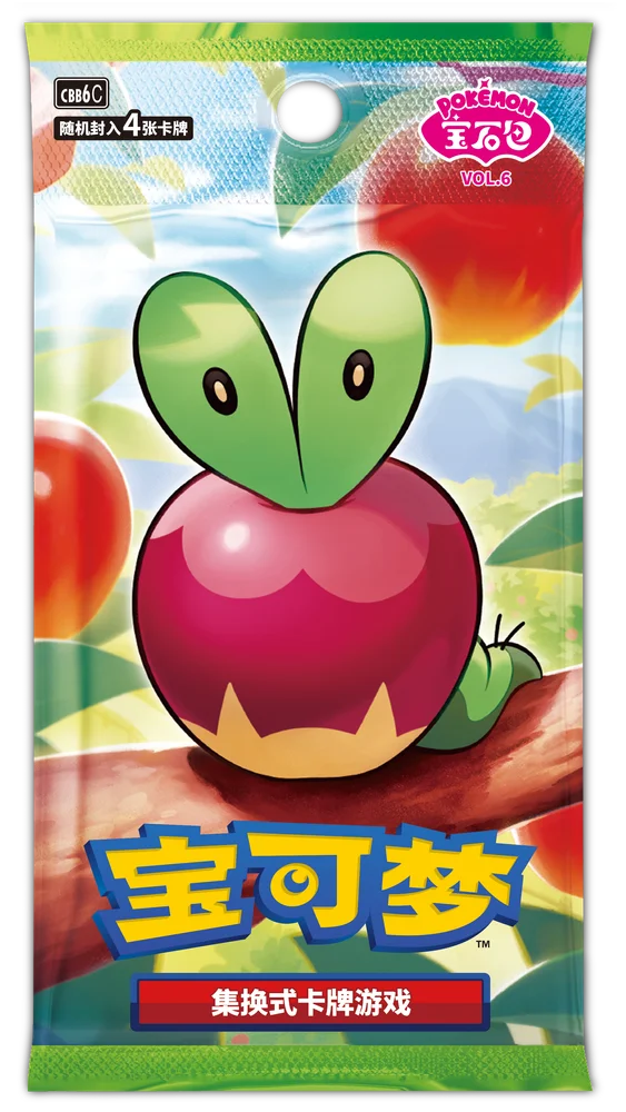 Pokemon TCG - Gem Pack Vol. 6 Chinese - 1 Booster (4 Cartas)