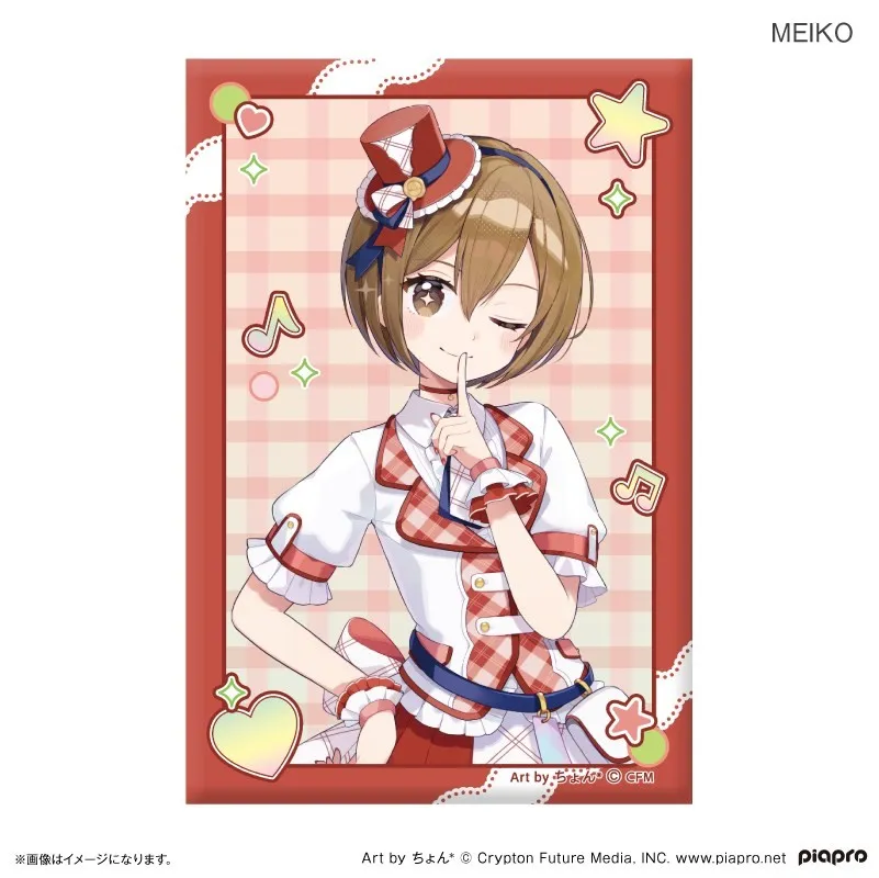 Hatsune Miku + Piapro Characters: Heisei Idol Tin Magnet Meiko