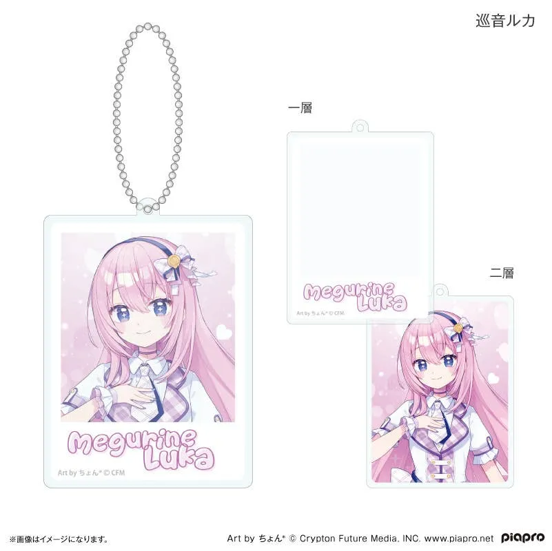 Hatsune Miku + Piapro Characters: Heisei Idol Double-Layer Acrylic Keychain Megurine Luka