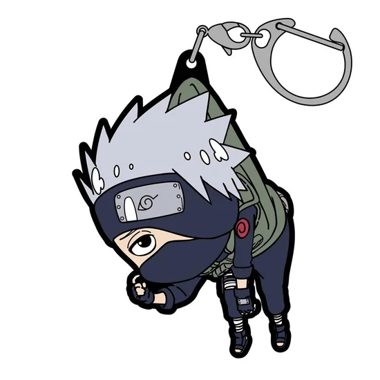 Naruto Shippuden: Hatake Kakashi Pinched Troubled Face Ver. Keychain