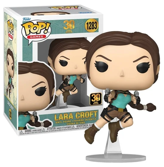 Tomb Raider POP! Games Vinyl Figure Lara Croft (30th Anniversary) 9 cm