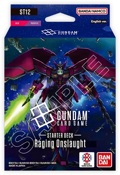 Gundam Card Game Starter Deck Raging Onslaught [ST12] English