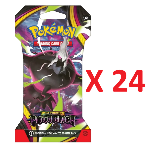Pokémon TCG - Mega Evolution: Pitch Black English - 24 Sleeved Boosters