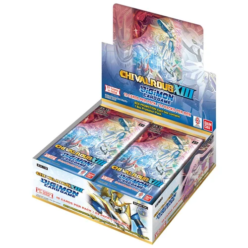 Digimon Card Game EX-13 Extra Booster Chivalrous XIII English - 1 Booster Box (24 Boosters)