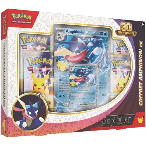 Pokémon TCG - 30th Celebration Greninja Ex Box - Francês