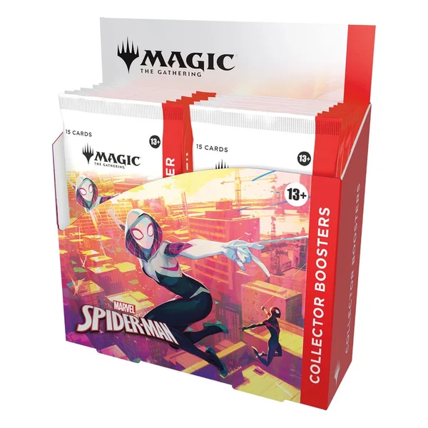Magic The Gathering Marvel's Spider-Man Collector Booster English - 1 Collector Booster Box (12 Boosters)