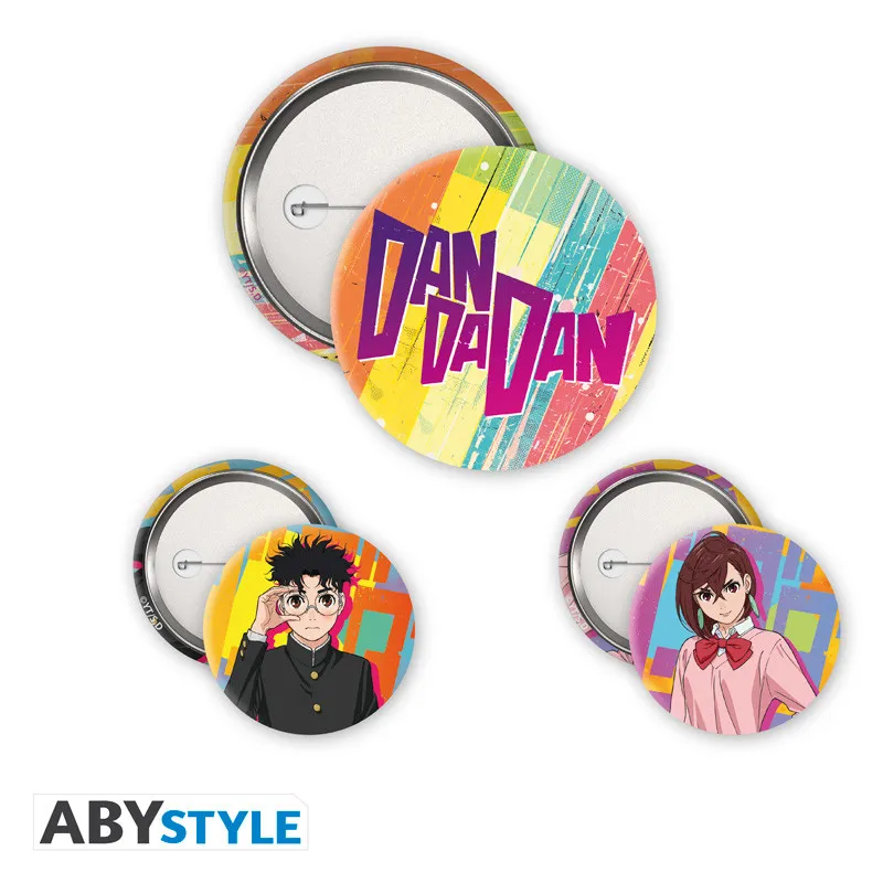DAN DA DAN - Badge Pack Momo & Okarun (5cm + 3.2cm + 3.2cm)