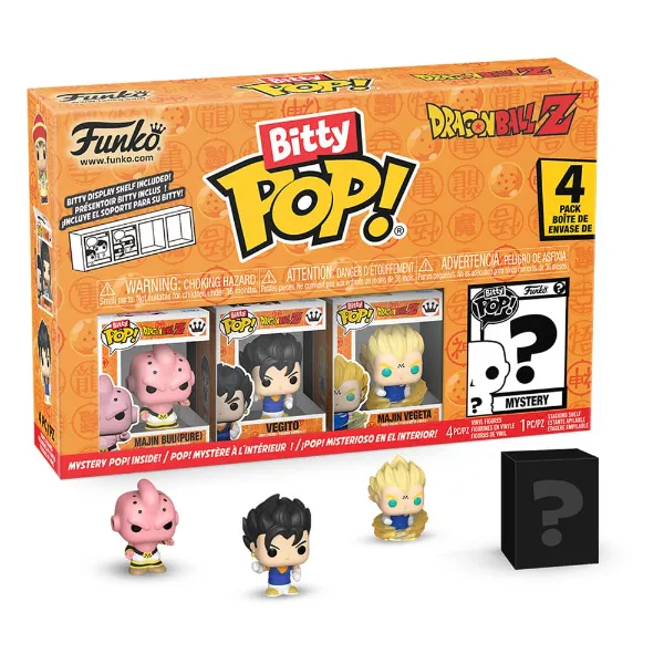 Dragon Ball Bitty POP! Vinyl Figure 4-Pack Series 3 - 2.5 cm (3 + 1 figura chase aleatória)