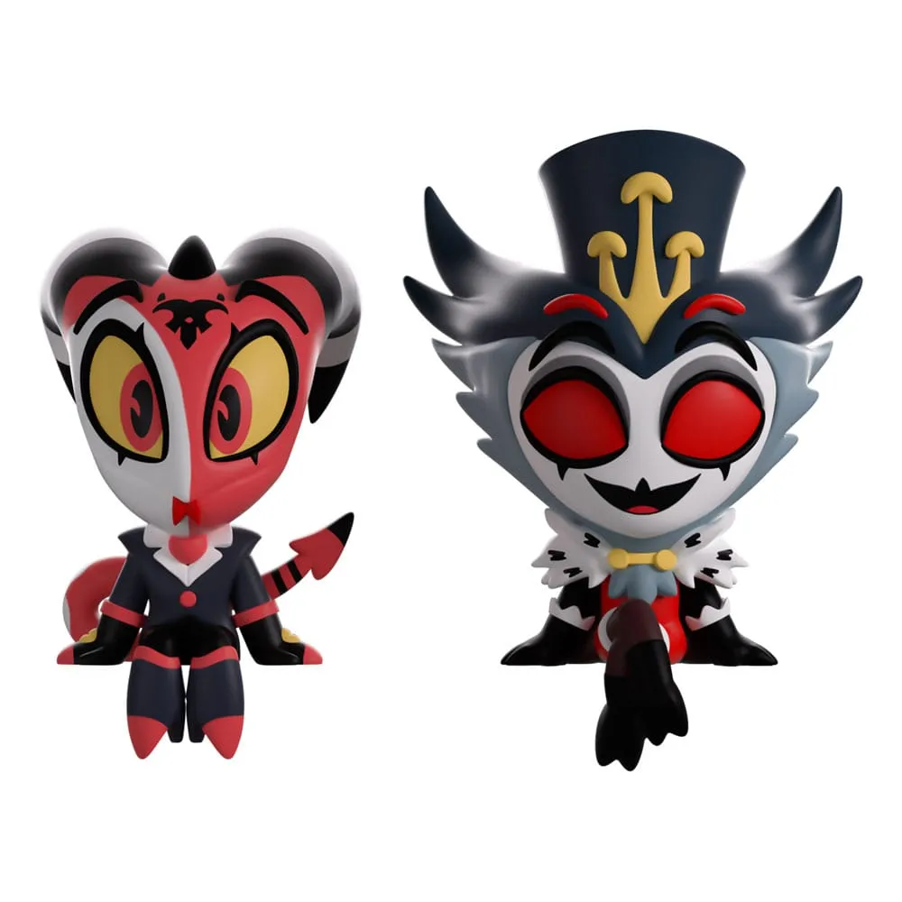 Helluva Boss Vinyl Figures Blitzo & Stolas Monitor Buddiez 5.5 cm